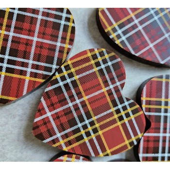 Tartan Chocolate Heart